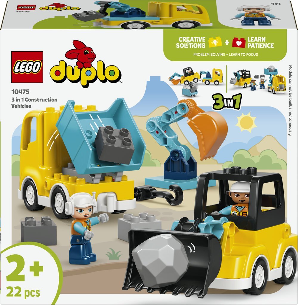LEGO Duplo Maszyny budowlane 3w1 10475