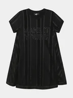 Sukienki i spódniczki dla dziewczynek - DKNY Sukienka codzienna D32899 S Czarny Regular Fit - miniaturka - grafika 1