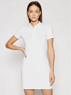 Lacoste Sukienka codzienna EF5473 Biały Slim Fit - Sukienki - miniaturka - grafika 1