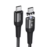 Kable USB - USAMS Kabel Magnetyczny Usb-c/typ C Pd 100W 1,5M - miniaturka - grafika 1