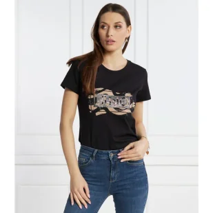 Liu Jo T-shirt | Regular Fit - Koszulki i topy damskie - miniaturka - grafika 1