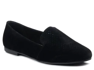 Buty damskie lordsy skórzane S.Barski LR29515 czarne-36 - Półbuty damskie - miniaturka - grafika 1