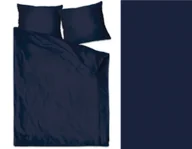 Pościel - Pościel satynowa 220x200 Bielbaw Jednobarwna Denim - miniaturka - grafika 1