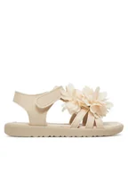 Buty dla dziewczynek - Nelli Blu Sandały CS6265-01 Beżowy - miniaturka - grafika 1