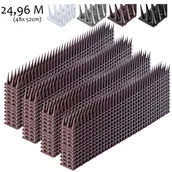 Zwalczanie i odstraszanie szkodników - Kolce Na Ptaki Gołębie Plastikowe 48Szt 25M - miniaturka - grafika 1