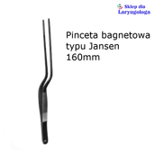 Akcesoria medyczne - Pinceta bagnetowa 160mm typu Jansen 08-623 Metech - miniaturka - grafika 1