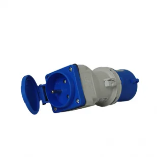 Adapter kempingowy CEE 16A na 230V system francuski - Kostki, złączki, wtyczki - miniaturka - grafika 6