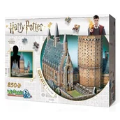 Puzzle - Tactic Wrebbit 3D puzzle Harry Potter Hogwarts Great Hall - 850 elementów - miniaturka - grafika 1