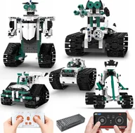 Roboty dla dzieci - ZESTAW KLOCKÓW TECHNIK ROBOT EDUKACYJNY ZDALNIE STEROWANY 13w1 PROGRAMOWANY - miniaturka - grafika 1
