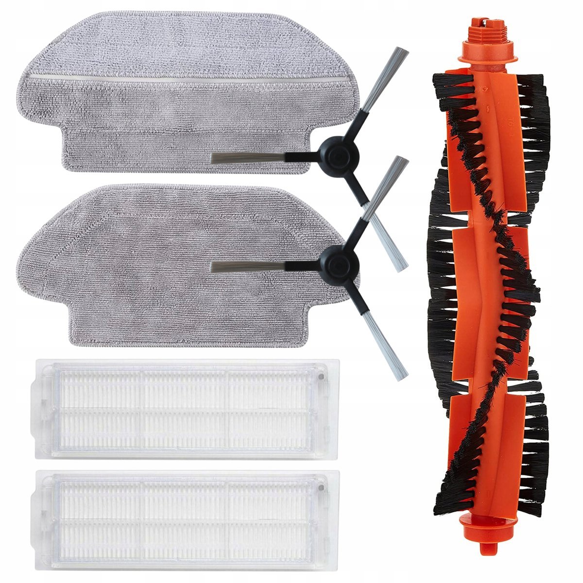 Szczotki filtry mopy do Xiaomi Vacuum Mop Pro, S10 VIOMI V2 V3 - 7 szt.