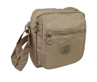 Stylowa Pozioma Torba Mała Na Ramię Bag Street NR 2239 KAWA Z MLEKIEM 22 x 21 x 6 [cm] - Torebki damskie - miniaturka - grafika 1