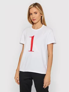 Koszulki i topy damskie - Calvin Klein Underwear T-Shirt 000QS6436E Biały Regular Fit - grafika 1