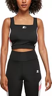 Koszulki i topy damskie - STARTER BLACK LABEL Damski top Ladies Starter Sports T-shirt, czarny/biały, S - miniaturka - grafika 1