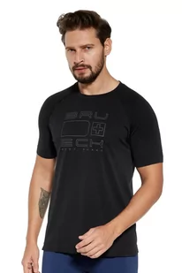 Koszulka termoaktywna męska Brubeck Aerate SS13860 czarny - Koszulki sportowe męskie - miniaturka - grafika 1