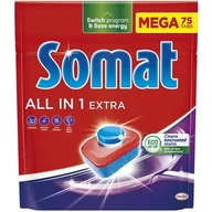 Środki do zmywarek - Tabletki do zmywarek SOMAT All in One Extra - 75 szt. - miniaturka - grafika 1