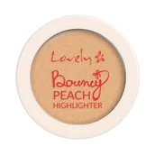 Rozświetlacze do twarzy i ciała - LOVELY Bouncy Peach Highlighter rozświetlacz do twarzy 3,6g - miniaturka - grafika 1