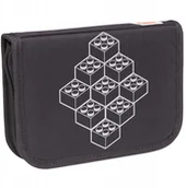 Piórniki - LEGO Bricks Pencil Case With Content 20085-2511 Czarne One size - miniaturka - grafika 1