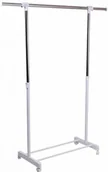 Wieszaki i stojaki - Biały regulowany wieszak na kółkach B5-T89 - miniaturka - grafika 1