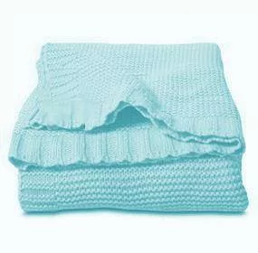BabyMatex Multitex Tully, Pled dziecięcy, bawełniany, 75x100 cm, Turkusowy - Koce i narzuty dla dzieci - miniaturka - grafika 2