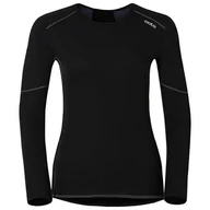 Bluzy narciarskie - Odlo Koszulka damska z długim rękawem Crew Neck X-Warm od czarny, xl Originals X-Warm - miniaturka - grafika 1