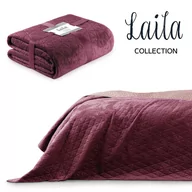 Narzuty - AmeliaHome Amelia Home Narzuta Velvetowa Laila 220x240 /AH/LA/BER+MAU/2224 - miniaturka - grafika 1