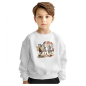 Bluzy dla dziewczynek - BLUZA DZIECIĘCA KONIE 110-116 DLA CHŁOPCA DZIEWCZYNKI - miniaturka - grafika 1