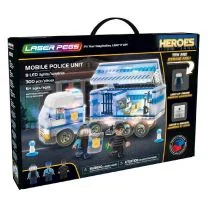 LASER PEGS LASER PEGS Mobile Police Unit ! GXP-667494 - Modele do sklejania - miniaturka - grafika 2