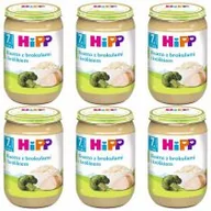 Dania dla dzieci - Hipp Risotto z brokułami i królikiem po 7. miesiącu zestaw 6 x 220 g - miniaturka - grafika 1