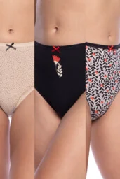 Figi LAMA Bikini L-127BI-26 EX 3-pack - Majtki damskie - miniaturka - grafika 1
