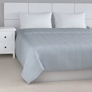 Dekoria Narzuta pikowana w pasy błękitny melanż szer.260 × dł.210 cm Amsterdam 500-704-46 - Narzuty - miniaturka - grafika 1