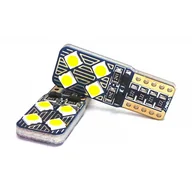 Żarówki samochodowe - W5W Żarówka Led T10 12V-18V Canbus 450Lm Biała Motoledy - miniaturka - grafika 1