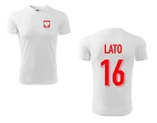 Koszulki sportowe męskie - Treningowa Koszulka POLSKA LATO 16 - miniaturka - grafika 1