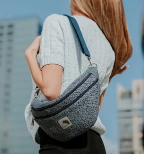 Nerka XL z grubej plecionki melanż z recyklingu granat - Nerki Nerka XL z grubej plecionki melanż z recyklingu granat - Nerki - miniaturka - grafika 1