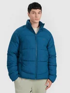 Kurtki męskie - 4F Kurtka puchowa z wypełnieniem syntetycznym męska - granatowa XL - miniaturka - grafika 1