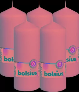 Świece - Bolsius Świeca PIEŃKOWA 150/60 MM KREMOWA - grafika 1