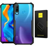 Etui i futerały do telefonów - Etui Pancerne Spacecae Beetle Przezroczyste Plecki Case Pokrowiec Obudowa Huawei P30 Lite Czarny - miniaturka - grafika 1