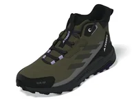 Buty trekkingowe damskie - adidas Damskie buty trekkingowe Terrex anylander mid rain.rdy, oliwkowa warstwa/Night Cargo/Core Black, 3,5 EU, Olive Strata Night Cargo Core Czarny, 36 EU - miniaturka - grafika 1