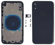 Części serwisowe do telefonów - KORPUS RAMKA OBUDOWA DO iPhone XR CZARNY - miniaturka - grafika 1