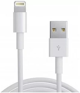 Kabel Usb iPhone 8-PIN biały woreczek 1,5 m 1A - Kable USB - miniaturka - grafika 1