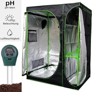 Szklarnia Mucola z miernikiem wilgotności 3 w 1 dla roślin Growbox namiot do uprawy w pomieszczeniach szafka do uprawy - 120x90x145cm - Szklarnie ogrodowe - miniaturka - grafika 1