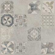 Płytki ceramiczne - Gres szkliwiony VITORIA light grey patchwork mat 59,8x59,8 gat. II - miniaturka - grafika 1