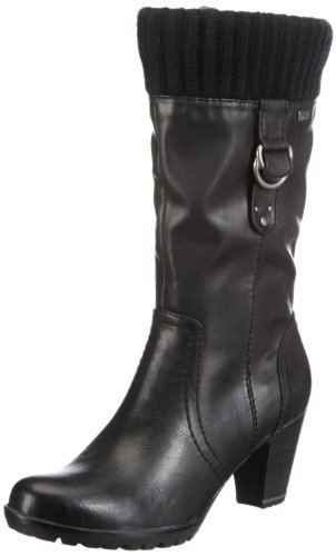 Jana Lamoni-B-5K-1 8-8-26343-21 8-8-26343-21 kozaki damskie, czarny - Czarny (Black 001) - 37.5 EU Weit