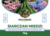 Nawozy ogrodnicze - Siarczan miedzi pięciowodny MAX FARMER 1kg nawóz - miniaturka - grafika 1