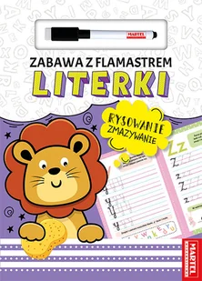 Martel Zabawa z flamastrem Literki - Edukacja przedszkolna - miniaturka - grafika 1