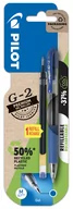 Długopisy - Pilot Eco, długopis G-2 07 X 1 niebieski + 1 X wkład - miniaturka - grafika 1