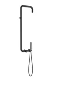 Zestawy prysznicowe - Deante Silia Zestaw prysznicowy natynkowy z deszczownicą nero NQSN4XM - miniaturka - grafika 1