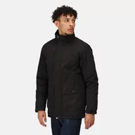 Kurtki męskie - Regatta Professional Męska Kurtka Parka Przeciwdeszczowa Darby Iii Czarny, Rozmiar: 3XL - miniaturka - grafika 1
