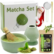 Herbata - Matcha 50G+ Zestaw Startowy Z Miotełką Chasen I Bambusowymi Akcesoriami 6W1 - miniaturka - grafika 1
