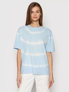 Koszulki i topy damskie - Vero Moda T-Shirt Eara 10259827 Niebieski Oversize - grafika 1