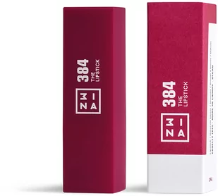 3ina 3ina Makeup  wegański  Cruelty Free  The Lipstick 384  długotrwała pomadka do ust  matowa pomadka do ust o wysokiej pigmentacji  matowana  wino matowe - Szminki - miniaturka - grafika 2